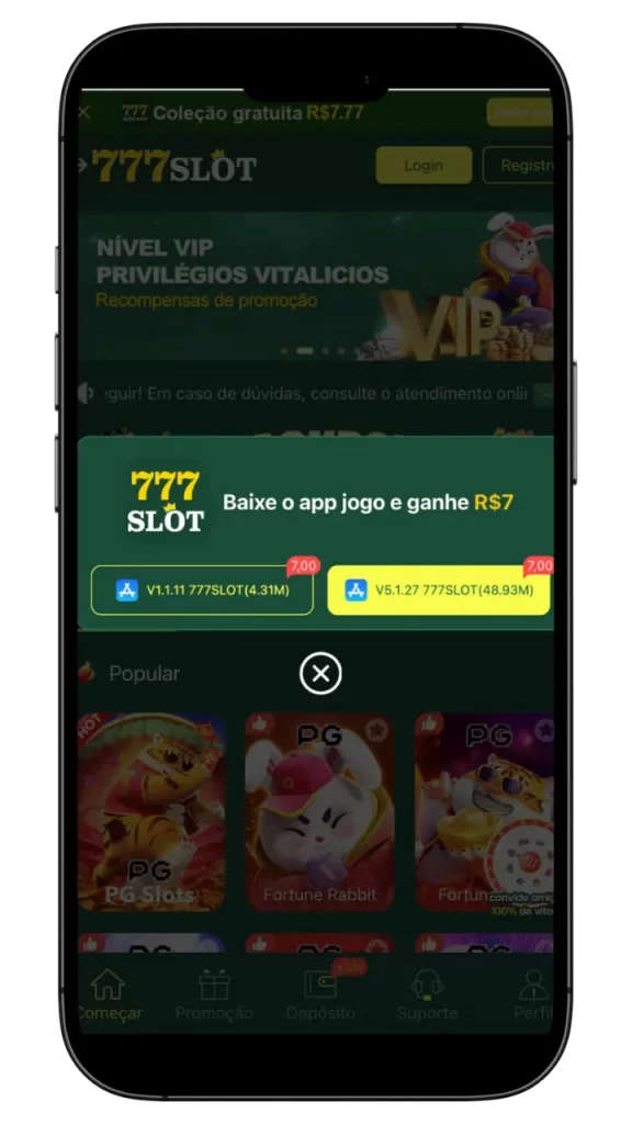 Como baixar o aplicativo 777 Slots